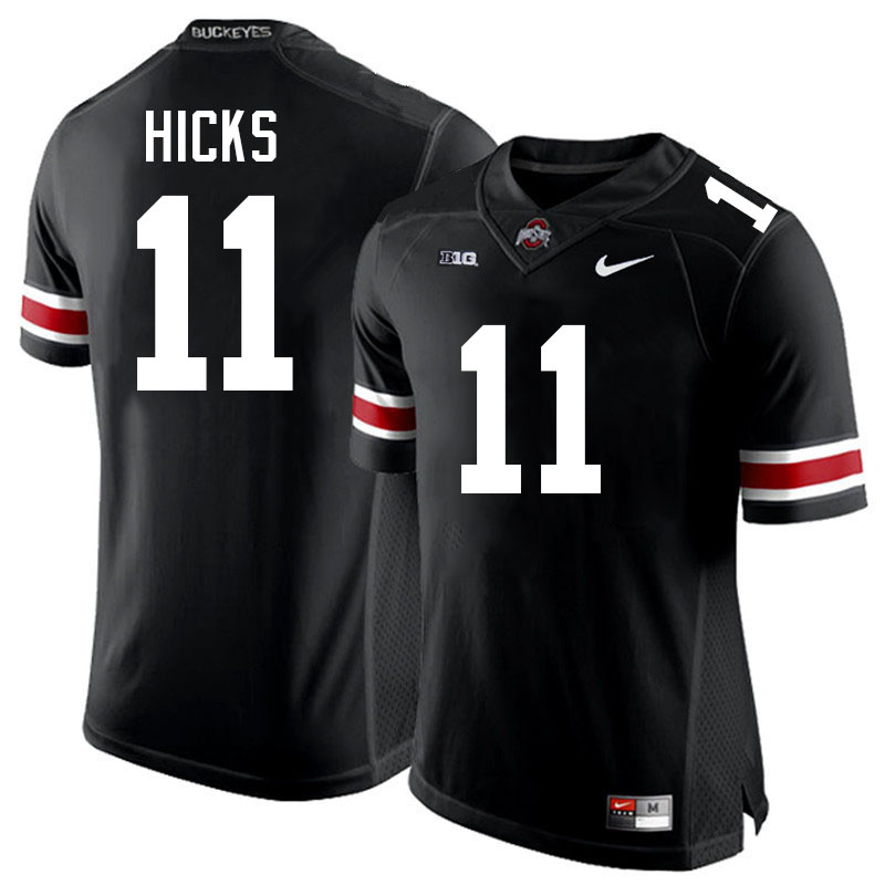 C.J. Hicks Ohio State Buckeyes Jersey College Football Uniforms-Black